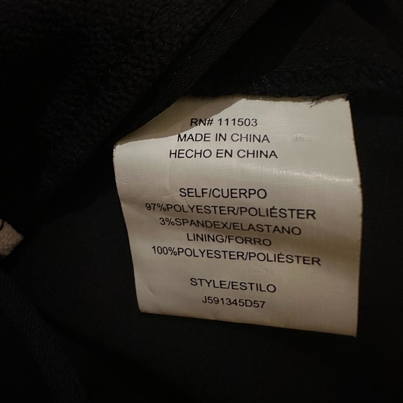 Lily Black Polka Dot Wrap Dress L FREE SHIP - Picture 6 of 6